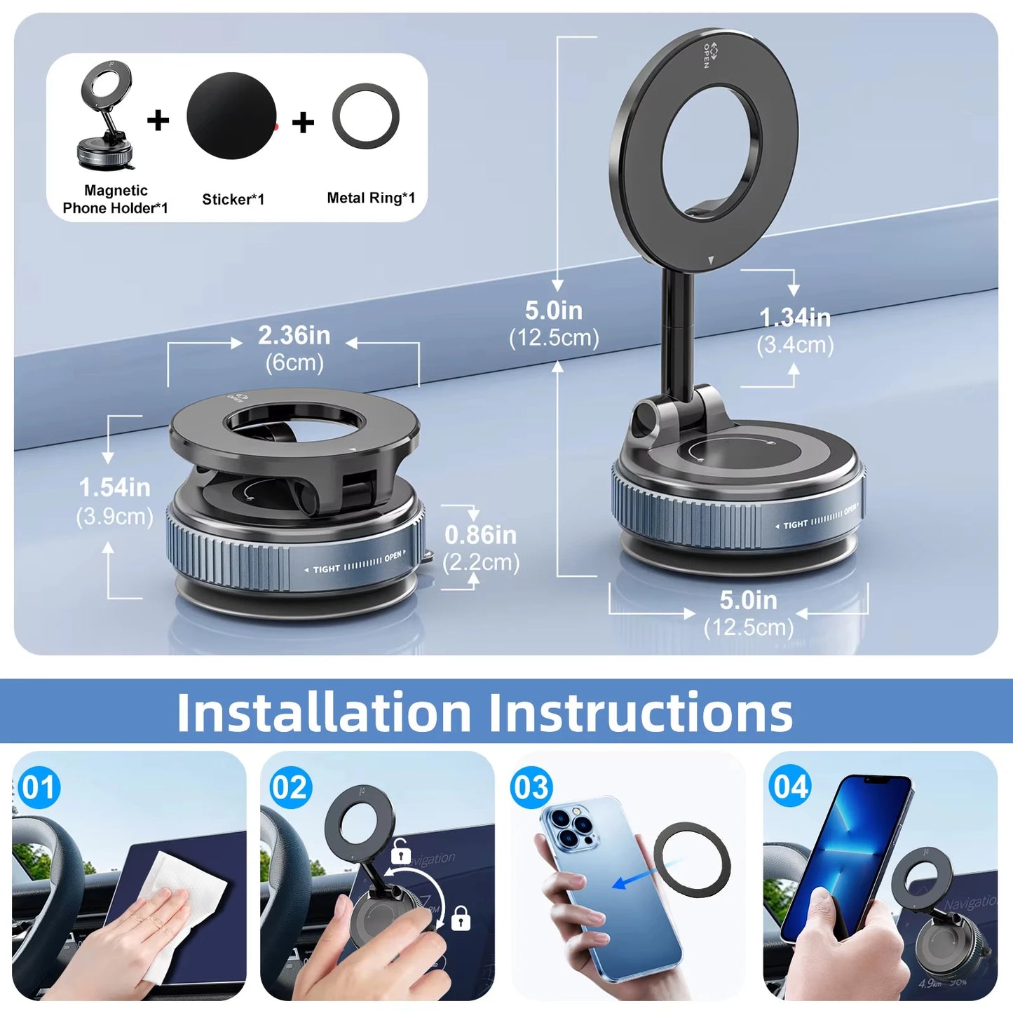 360° Car Phone Holder