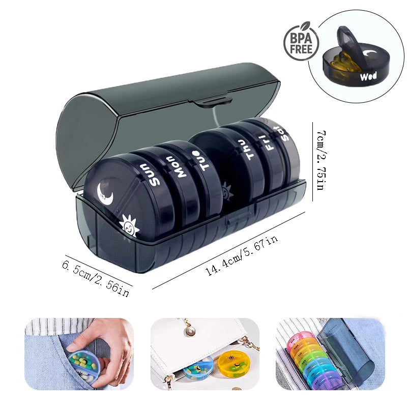 Travel Moisture-proof Pill Box Portable