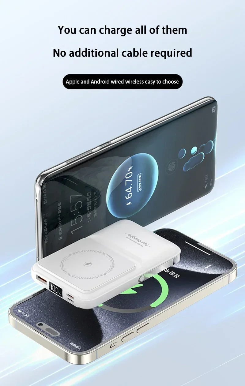 Fast Charging Magnetic Power Bank