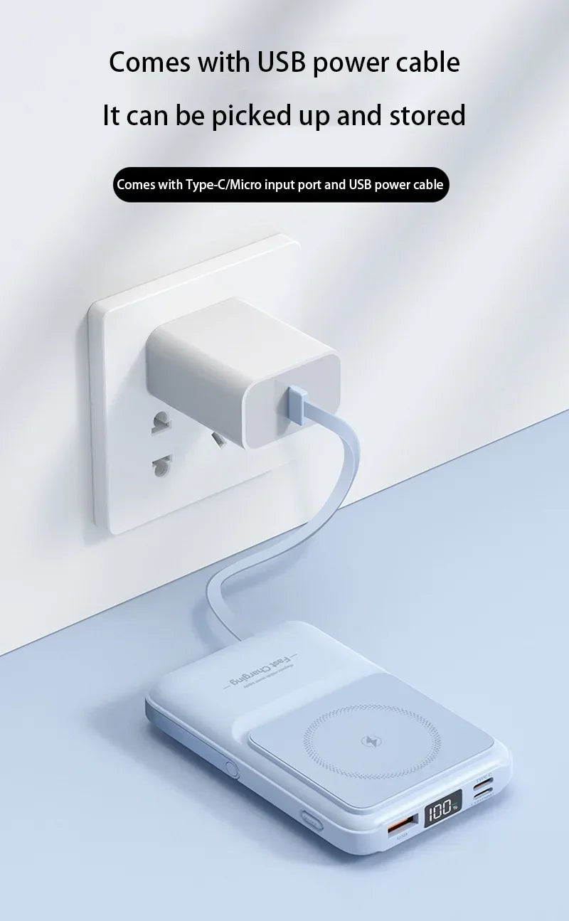 Fast Charging Magnetic Power Bank