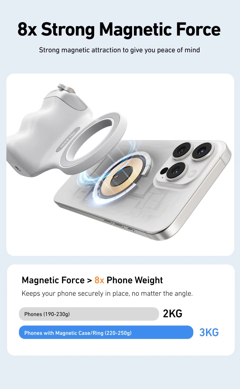 Magnetic Phone Grip & Remote Control
