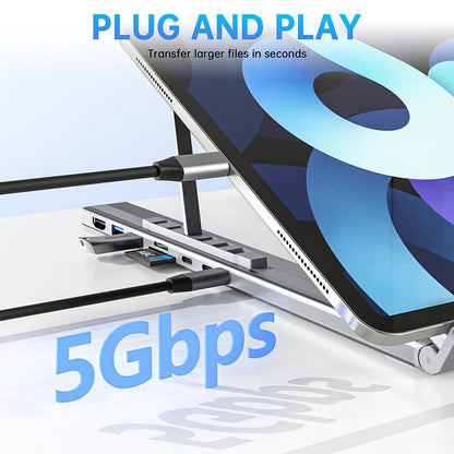 8IN1 Portable Stand HUB