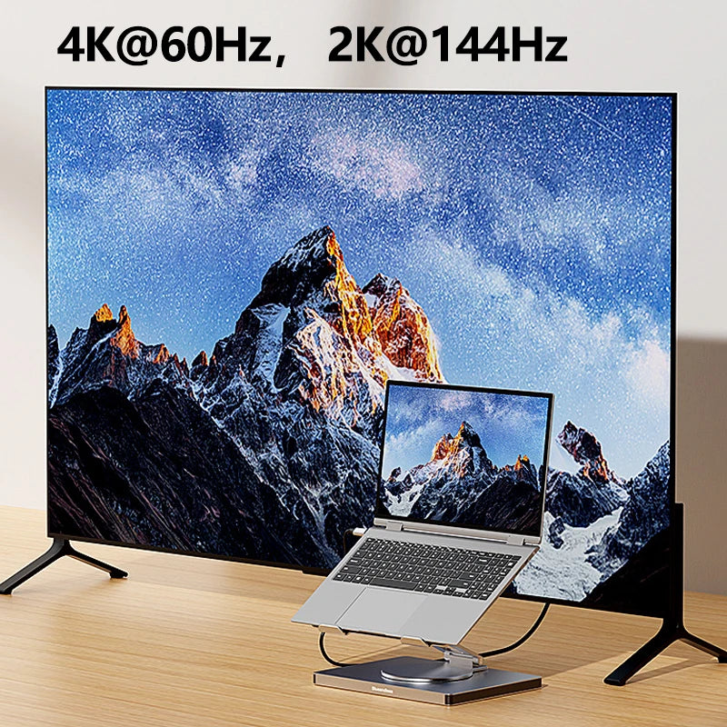360° Laptop Stand with USB Hub