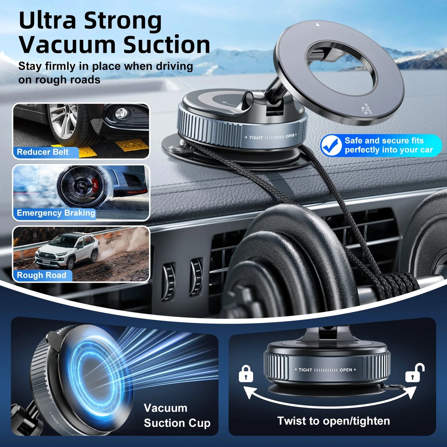 360° Car Phone Holder