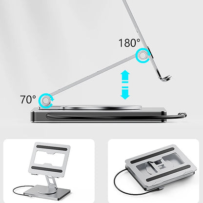 360° Laptop Stand with USB Hub
