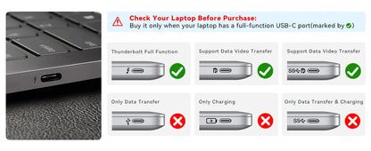 360° Laptop Stand with USB Hub