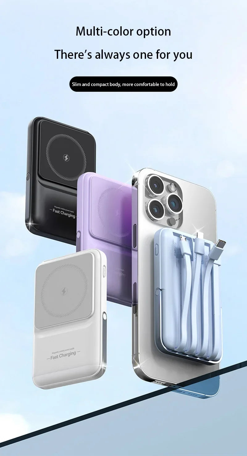 Fast Charging Magnetic Power Bank