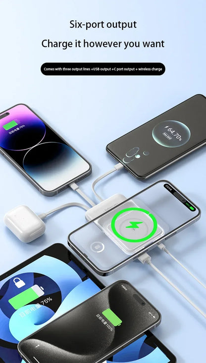 Fast Charging Magnetic Power Bank