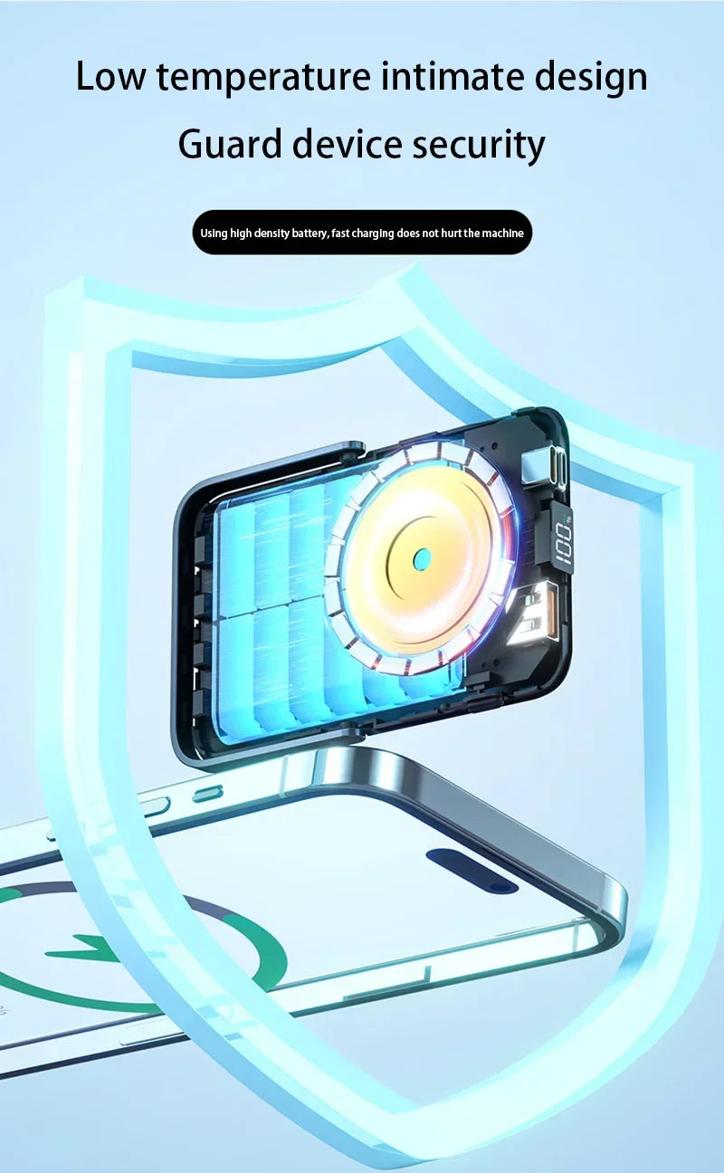 Fast Charging Magnetic Power Bank