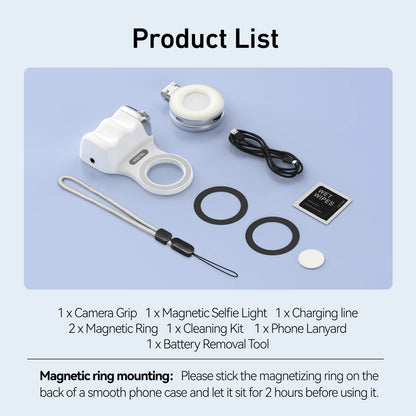 Magnetic Phone Grip & Remote Control