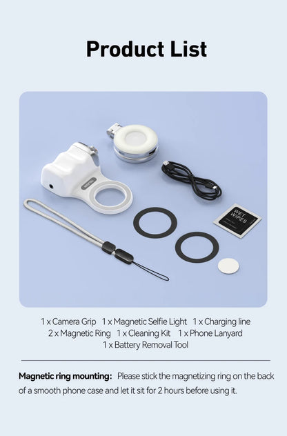 Magnetic Phone Grip & Remote Control