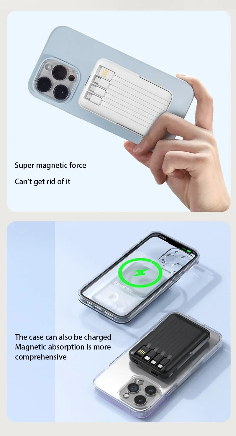 Fast Charging Magnetic Power Bank